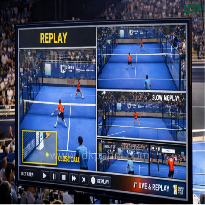 AI Padel Court Camera System | AR Tactical Analysis & Recording