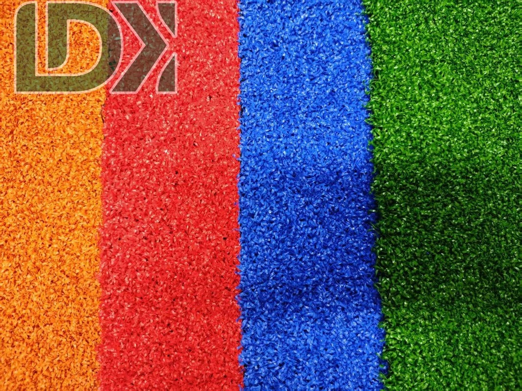 Colorful Turf Patterns Custom Multicolor Padel Turf - Durable 12mm Court Grass