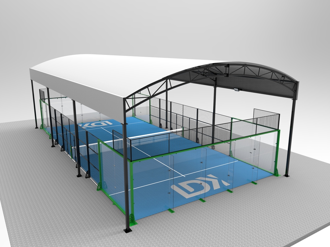 Panel Court LDK Panoramic Padel Court with Roof - Impact-Resistant Glass Walls
