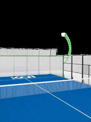 গুণ স্টিল স্ট্রাকচার ফ্রেম সহ ফ্যাক্টরি ডাইরেক্ট 360° প্যানোরামিক প্যাডেল কোর্ট কারখানা