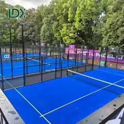 Jakość Gorąca wyprzedaż wyposażenie na korty sportowe padel Panoramiczny typ pełny panoramiczny "Infinity" kort padel fabryka