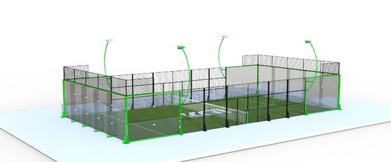 Qualidade Professiona Panorâmica Padel Court Tennis China Made Glass Court Solutions fábrica