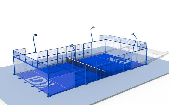 Kualitas Rasakan Masa Depan Olahraga di Lapangan Padel Kaca yang Menakjubkan dengan Pemandangan Panorama pabrik