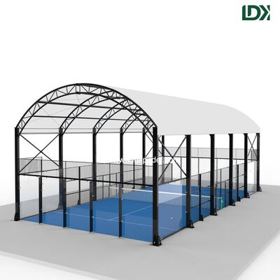 Qualidade Campo de padel coberto projetado para clubes comerciais e projetos de investimento fábrica