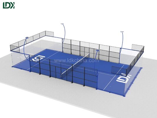 Qualità Attrezzatura per campi da padel all'ingrosso | Soluzione chiavi in mano in acciaio zincato fabbrica