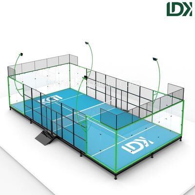 Chất lượng Nhà sản xuất sân Padel Trung Quốc Sân Padel toàn cảnh giá ngoài trời LDK-PD06 nhà máy